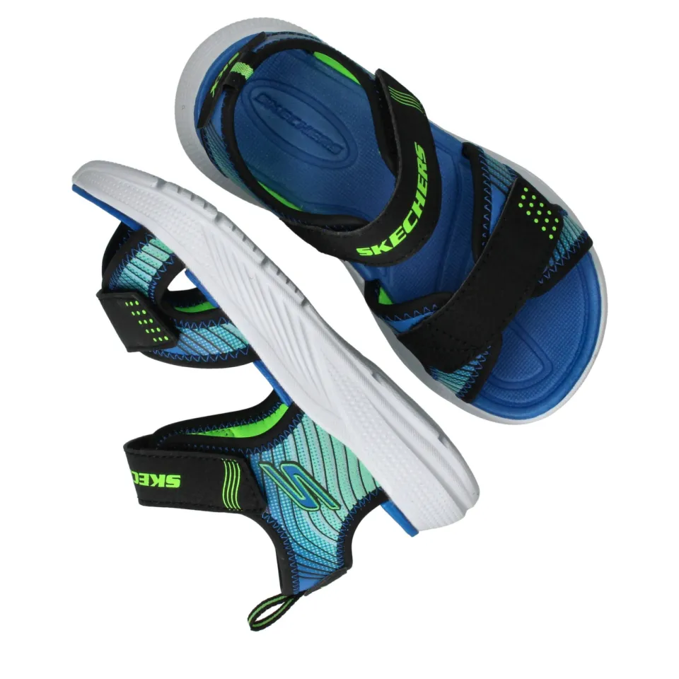 Skechers Microspeck-Splash sandalen blauw, foto 5