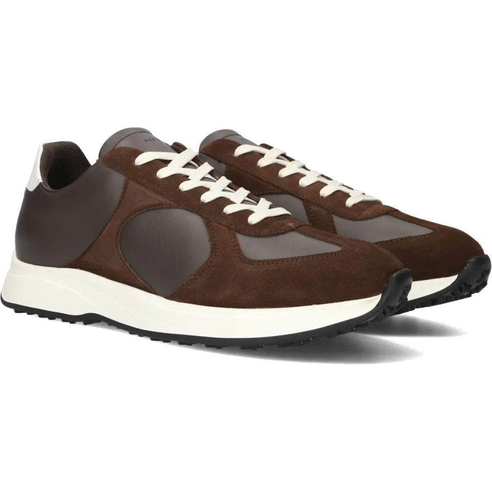Nubikk suède sneakers - donkerbruin, foto 3