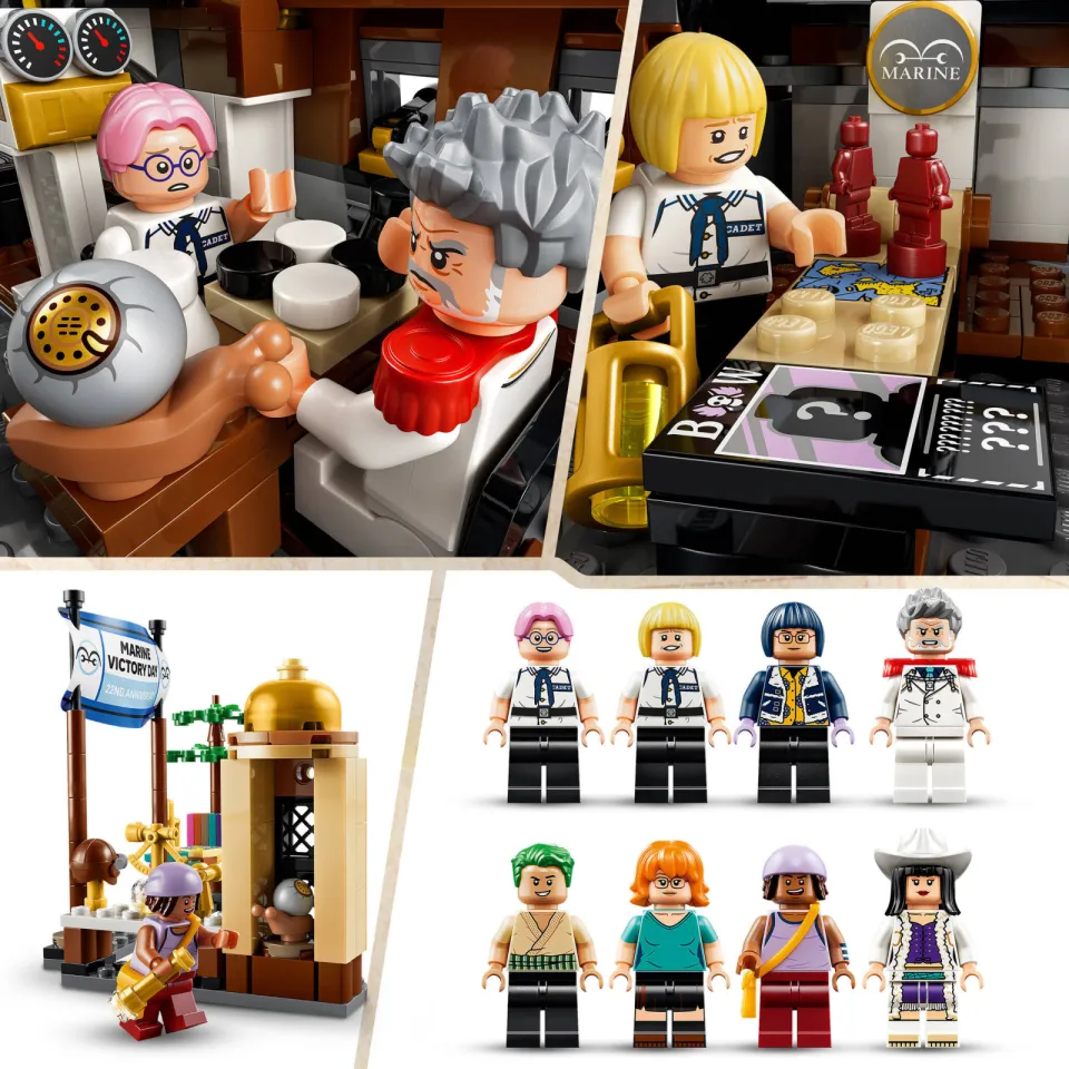 Lego One Piece Het Slagschip van Garp Piraten Speelgoed 75646, foto 6