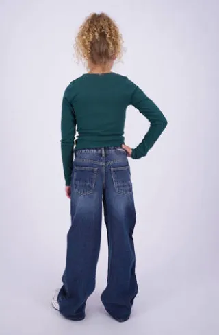 Vingino Coco wide leg jeans - mediumblauw, foto 5