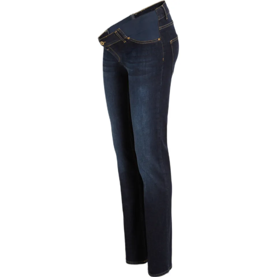 LOVE2WAIT low waist zwangerschaps straight leg jeans darl wash, foto 2