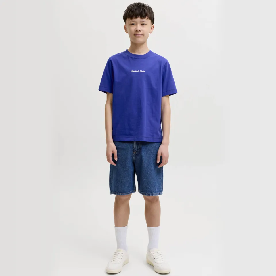 Jack & Jones T-shirt hardblauw blauw, foto 4