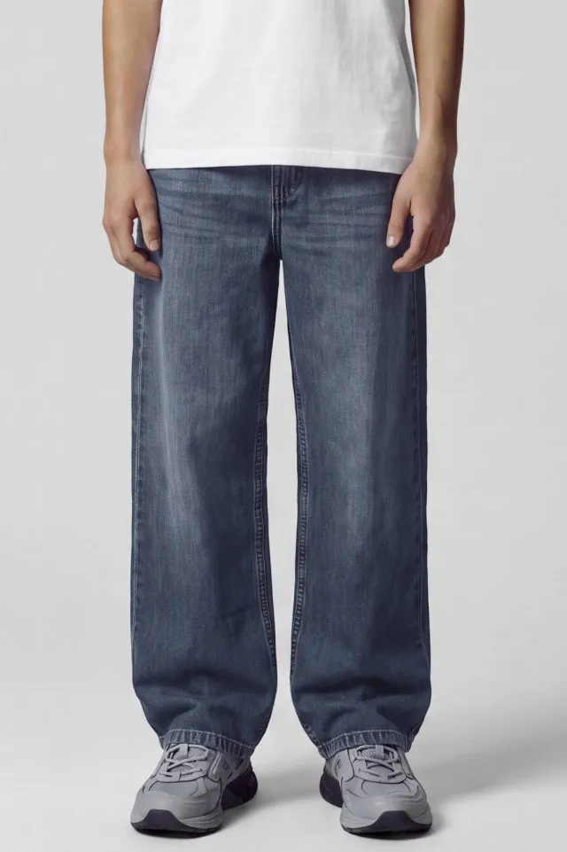 LMTD NLMBEX loose fit jeans - donkerblauw, foto 4