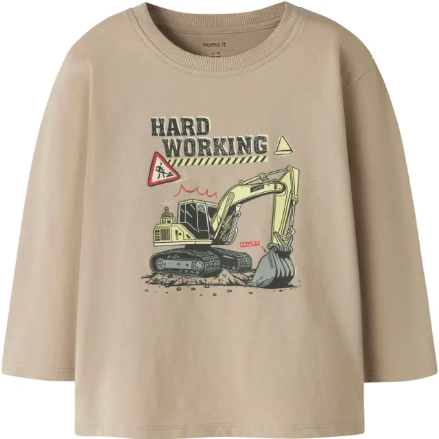 NAME IT MINI regular fit longsleeve beige