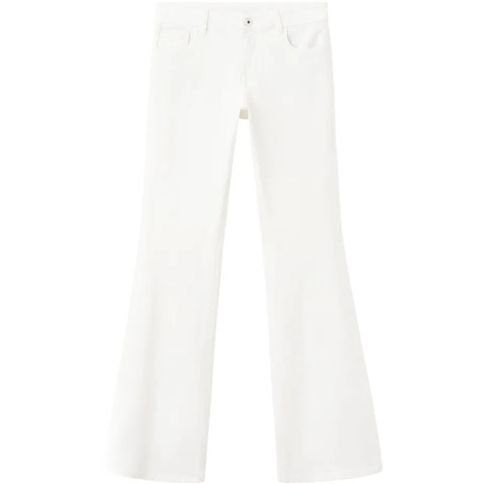 Mango TEEN flared jeans - wit, foto 2