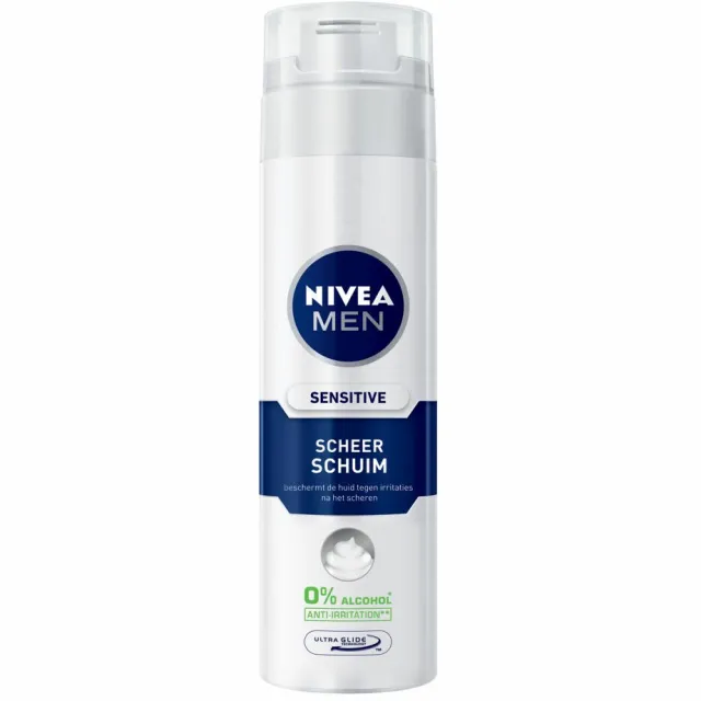 Nivea 1+1 gratis: NIVEA Men Scheerschuim Sensitive 250 ml