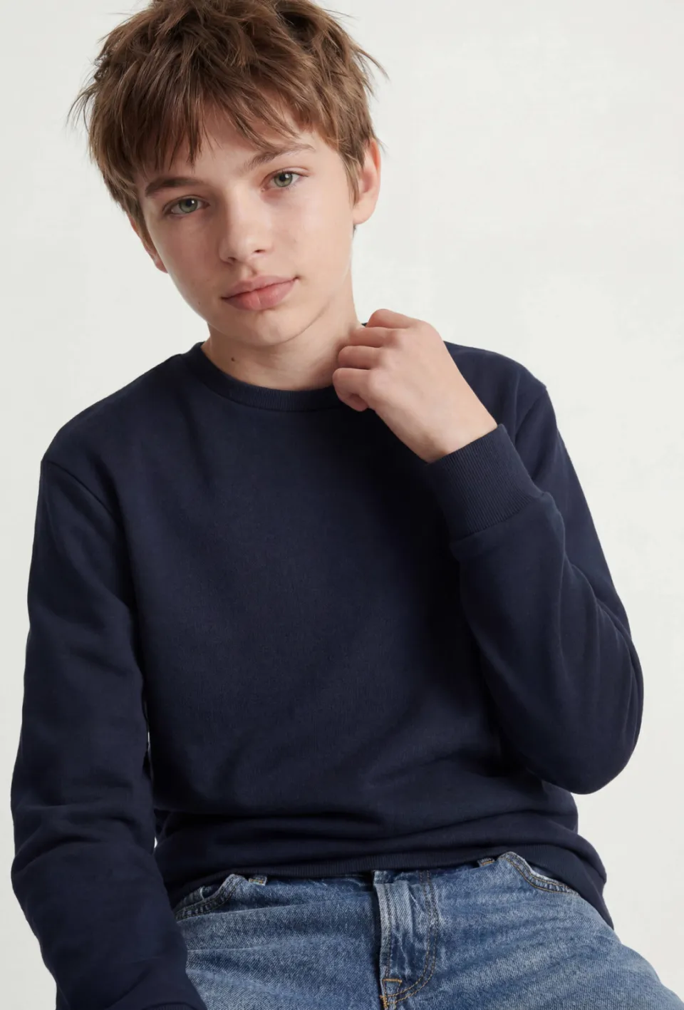 Jack & Jones JUNIOR sweater JJEBRADLEY donkerblauw, foto 6