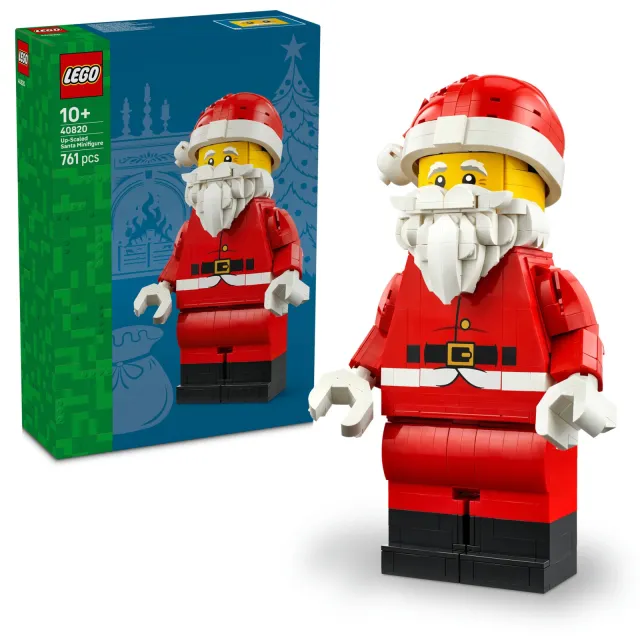 Lego Seasons and Occasions Grote Minifiguur van de Kerstman - Kerst Speelgoed voor Kinderen 40820
