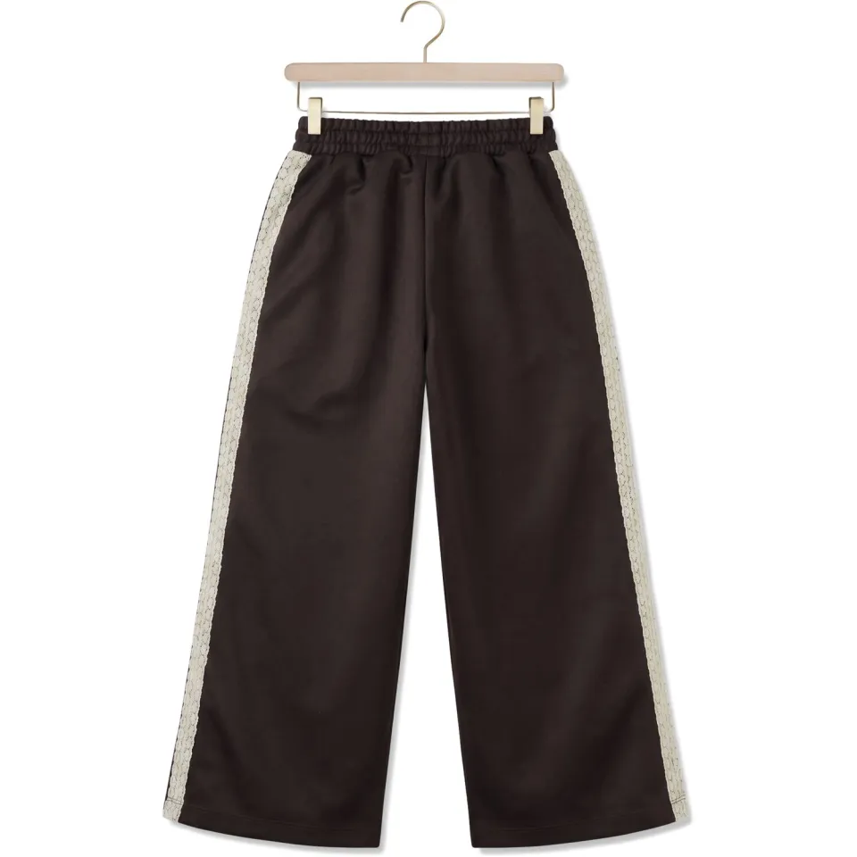 Z8 Nourayn wide leg broek donkerbruin, foto 5