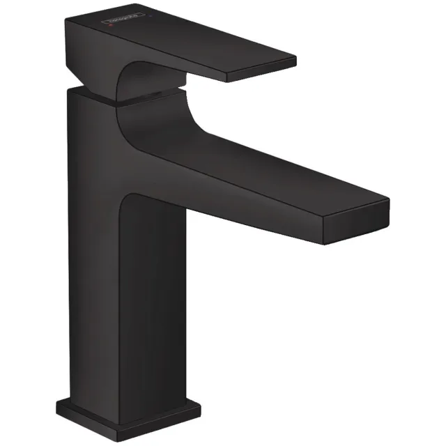 Hansgrohe Metropol 110 wastafelmengkraan mat zwart
