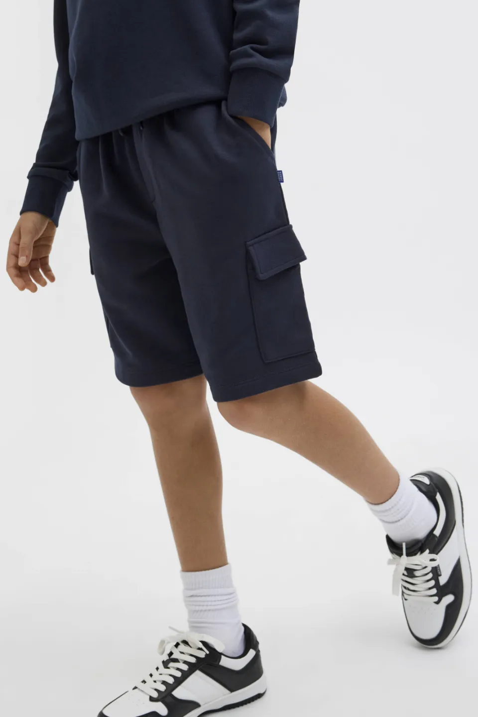 Jack & Jones cargo short JPSTBRADLEY donkerblauw, foto 5