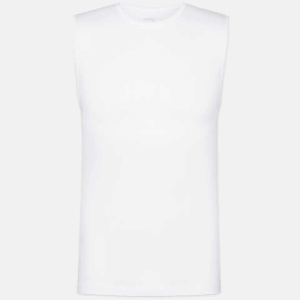 Mey Mouwloos herenshirt Serie Casual Cotton Wit, foto 2