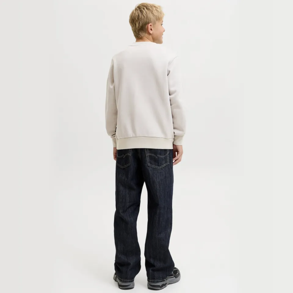 Jack & Jones JUNIOR sweater met logo - zand, foto 4