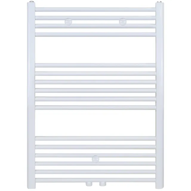 Boss & Wessing Designradiator BWS Nile Gobi 100x60cm 496W Wit (Midden/zij-aansluiting)