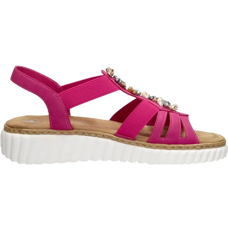 Rieker sandaal fuchsia