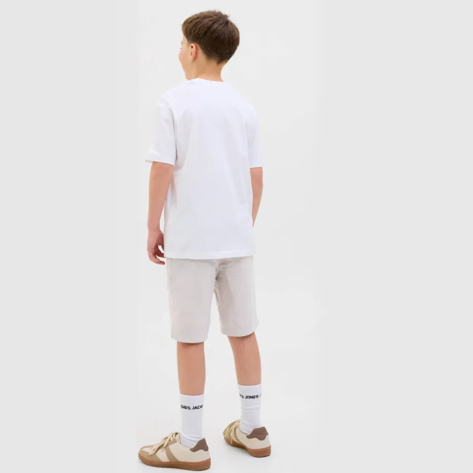 Jack & Jones casual korte broek lichtgrijs, foto 4