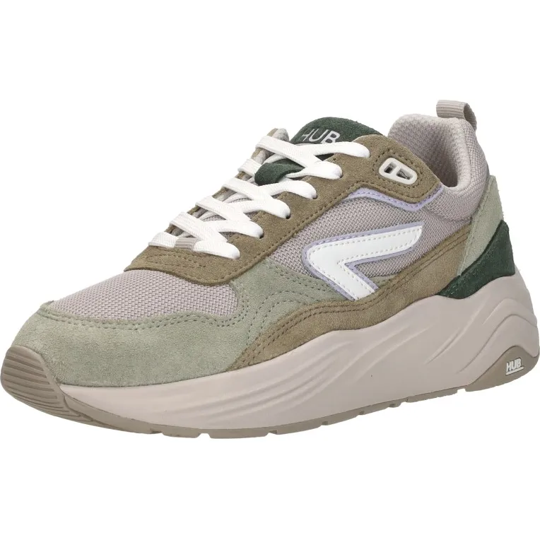 Hub Glide lage sneakers taupe, foto 4
