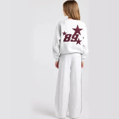 America Today sweater met backprint - grijs, foto 3