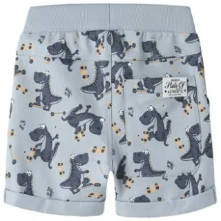 NAME IT sweatshort lichtblauw met print, foto 2