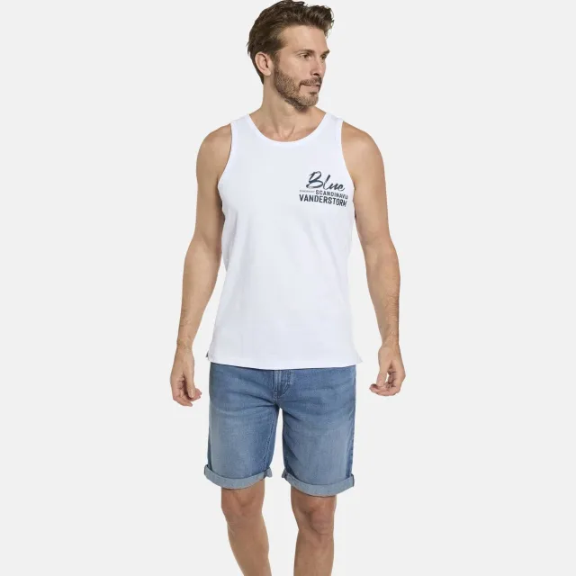 Jan Vanderstorm Felton tanktop wit