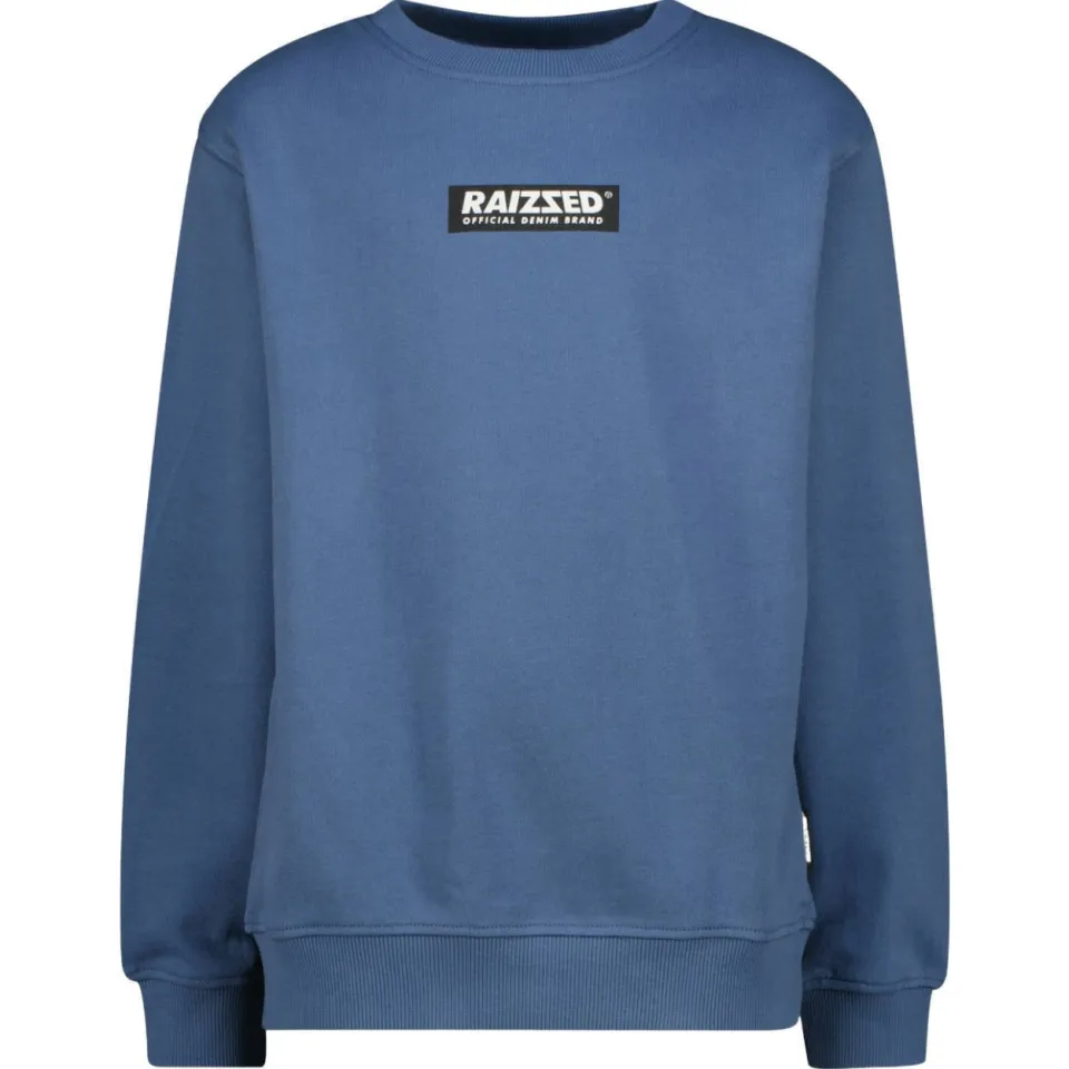 Raizzed sweater met logo - blauw, foto 2