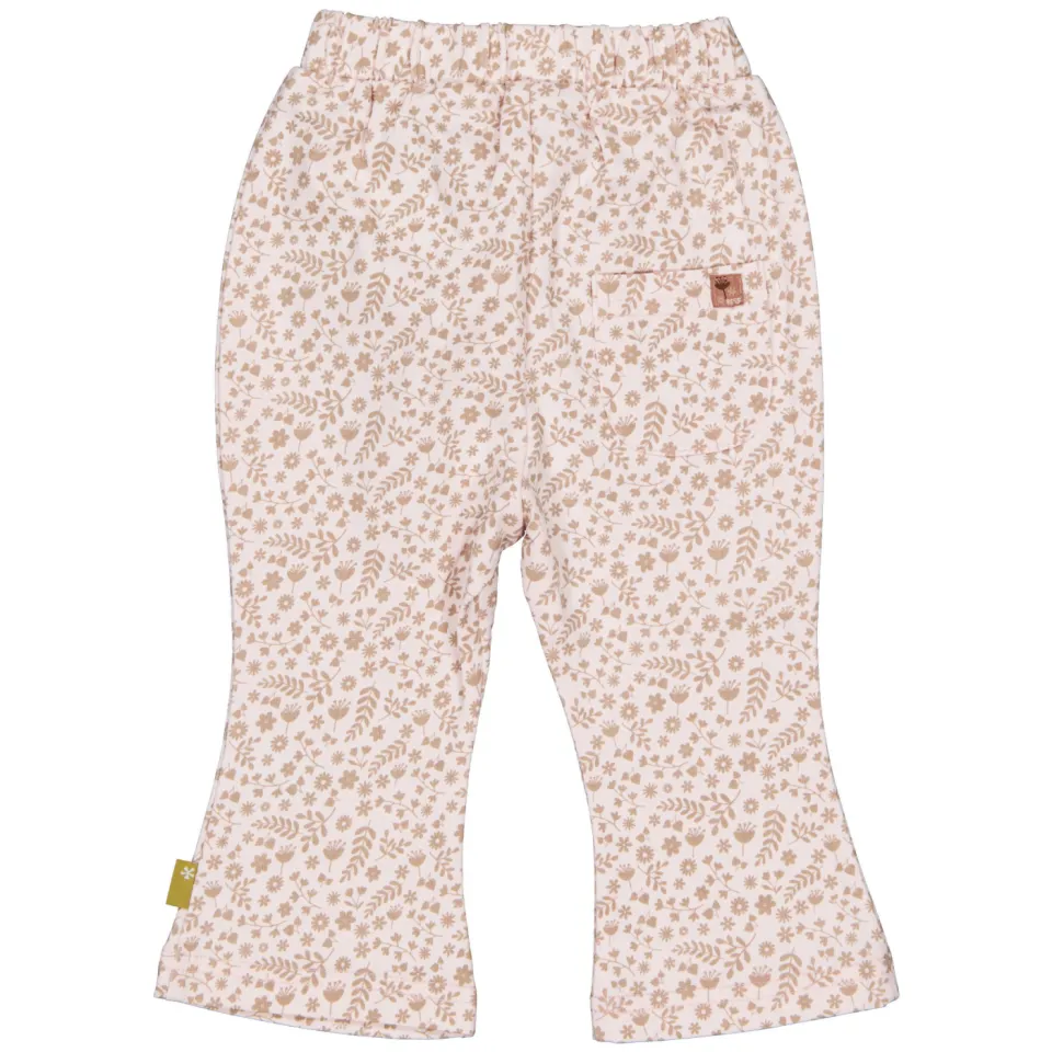 BESS flared broek met print ecru, foto 4
