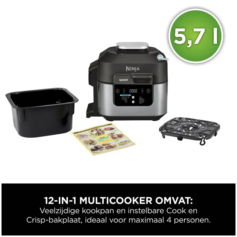 Ninja Speedi ON500EU multicooker en airfryer, foto 4