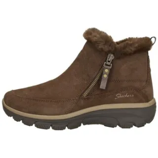 Skechers Relaxed Fit Easy Going Cool Zip enkellaarzen bruin, foto 5