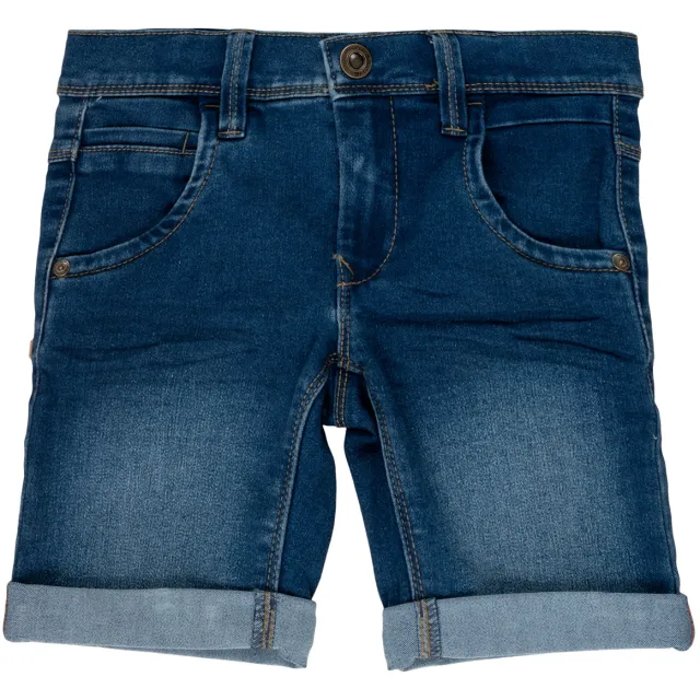 NAME IT NKMSILAS slim fit jeansshort medium blue denim, foto 2