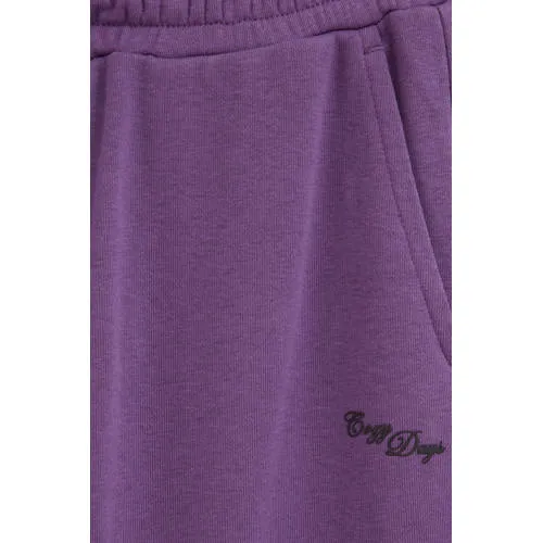 WE Fashion joggingbroek paars, foto 5