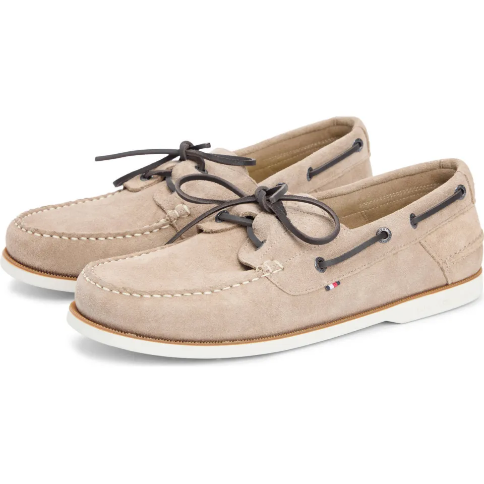 Tommy Hilfiger suède bootschoenen beige, foto 6