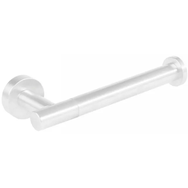 Tres Max toiletrolhouder zonder deksel rond mat wit