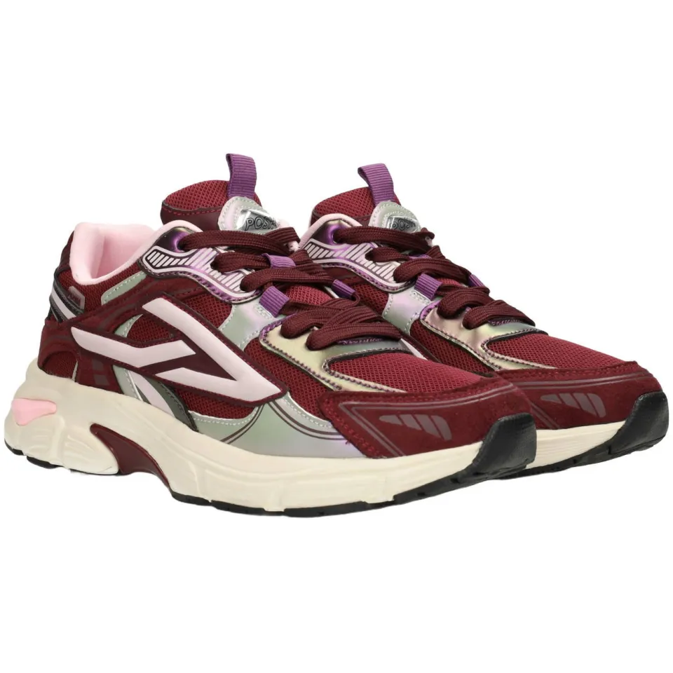 POSH by Poelman Ginny sneakers - bordeaux/lichtroze, foto 3