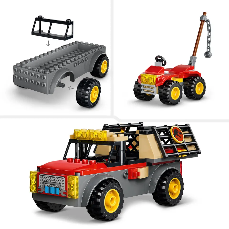 Lego Jurassic World Jonge T. Rex Transporttruck Dino Speelgoed 77978, foto 7