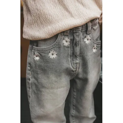 Your Wishes baggy jeans grey denim, foto 5