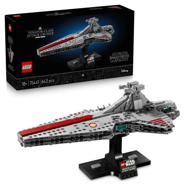 Lego Star Wars Venator-Class Attack Cruiser Bouwpakket voor Volwassenen 75441