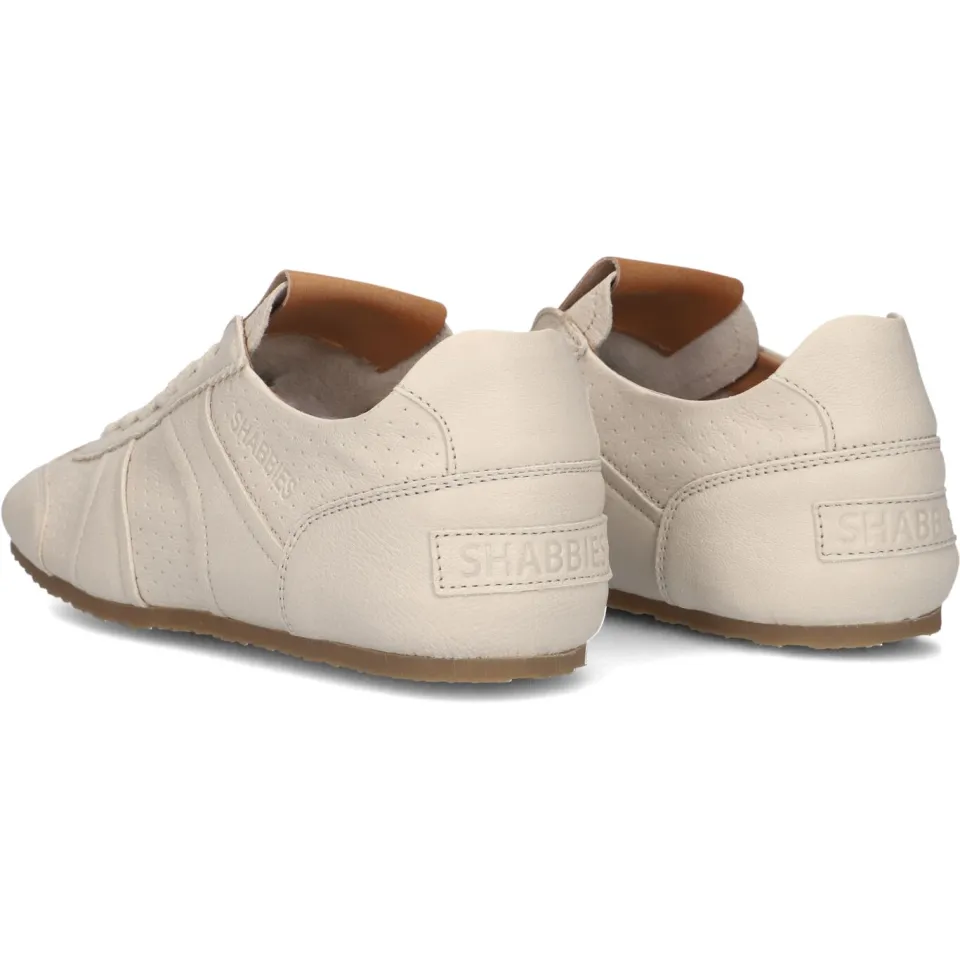 Shabbies Amsterdam Ciska Base leren sneaker gebroken wit, foto 6