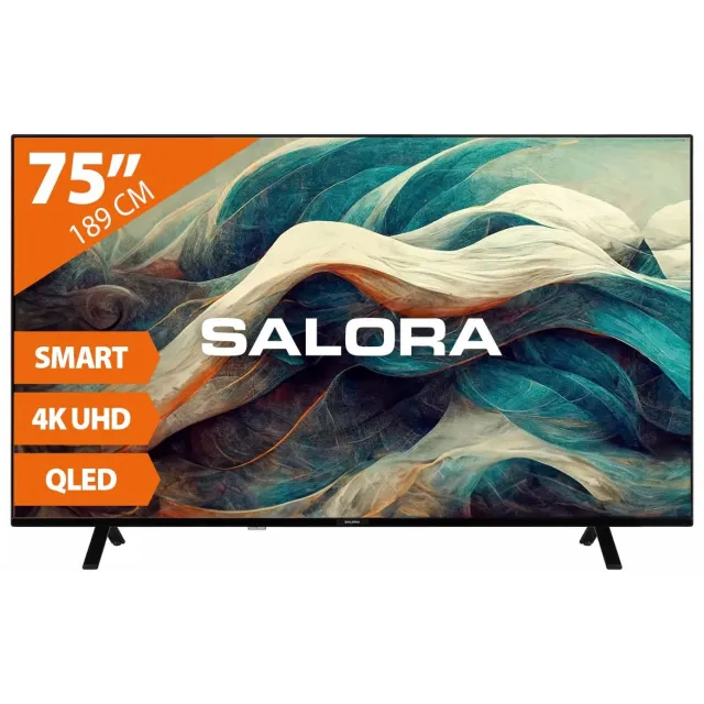 Salora 75QLED320 qled-tv zwart