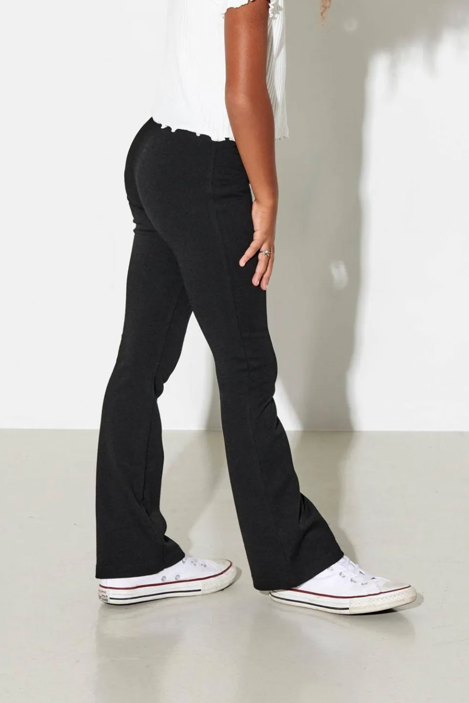 Only KONPAIGE flared broek zwart, foto 4
