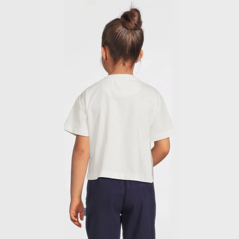 Me & My Monkey boxy T-shirt met print wit, foto 7