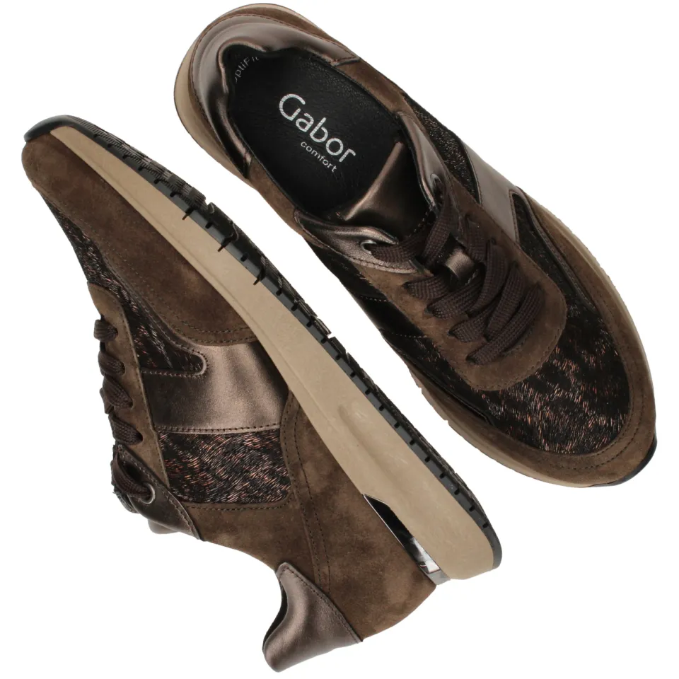 Gabor sneaker donkerbruin, foto 7