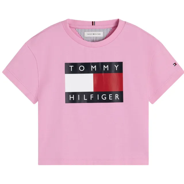 Tommy Hilfiger T-shirt roze, foto 2