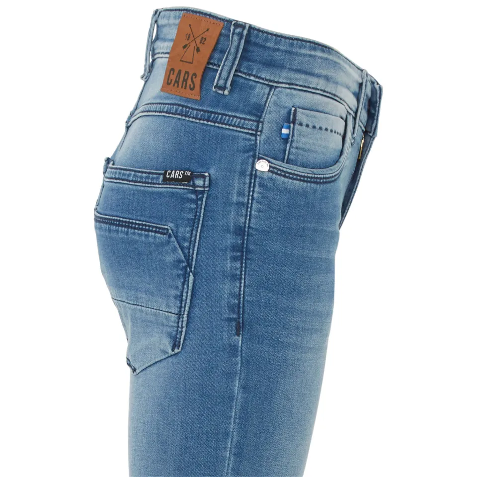 Cars slim fit jog denim Burgo stone used, foto 3