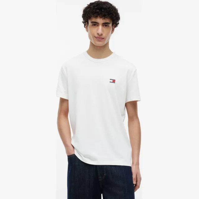 Tommy Jeans regular T-shirt Ecru