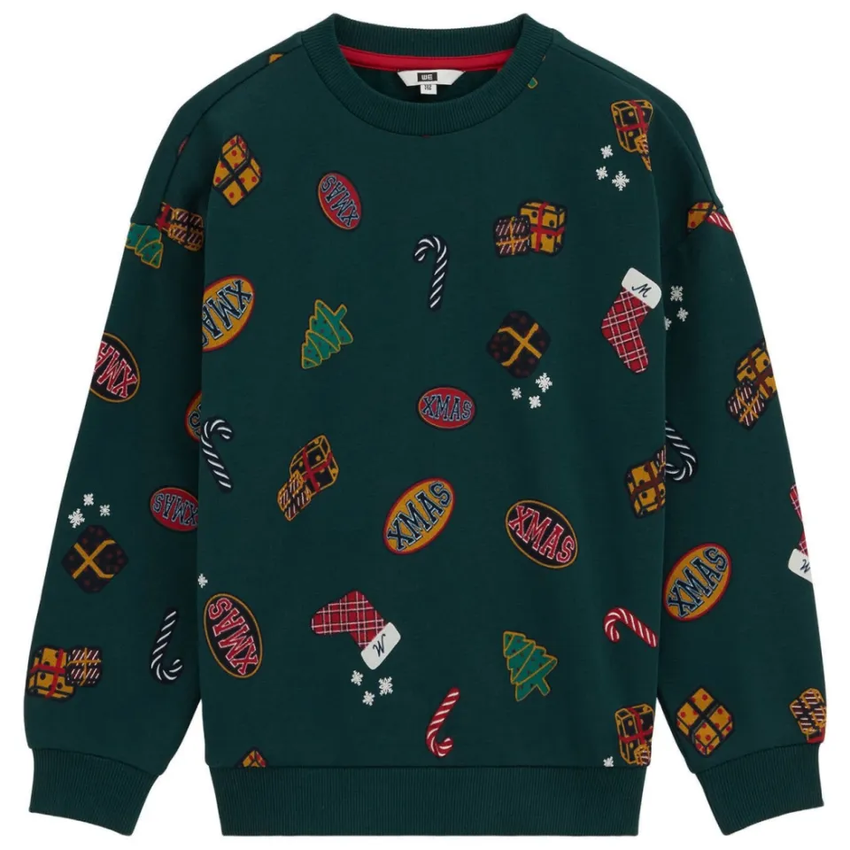 WE Fashion sweater met print - groen, foto 3