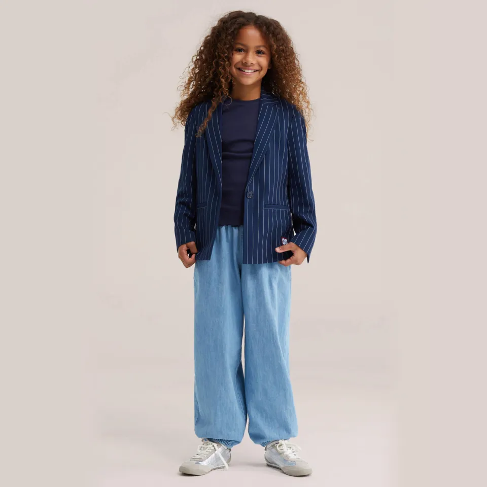 WE Fashion Blue Ridge ballon barrel jeans - lichtblauw Light blue denim