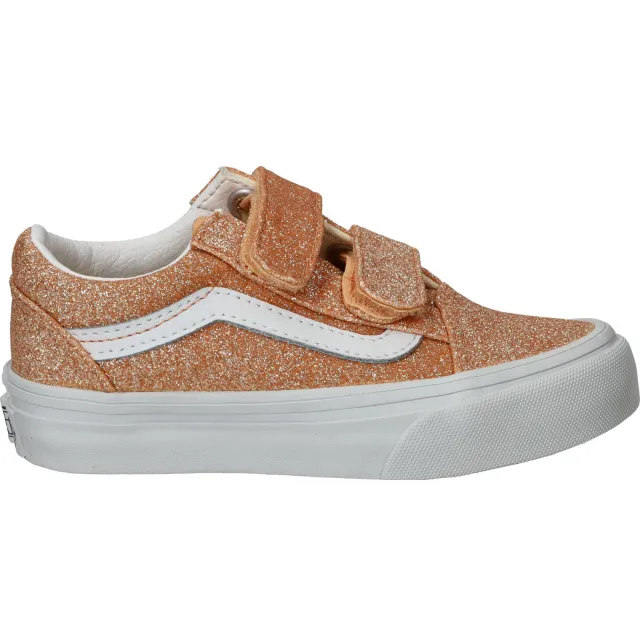 Vans Old Skool V glittersneaker roze Roze/Wit