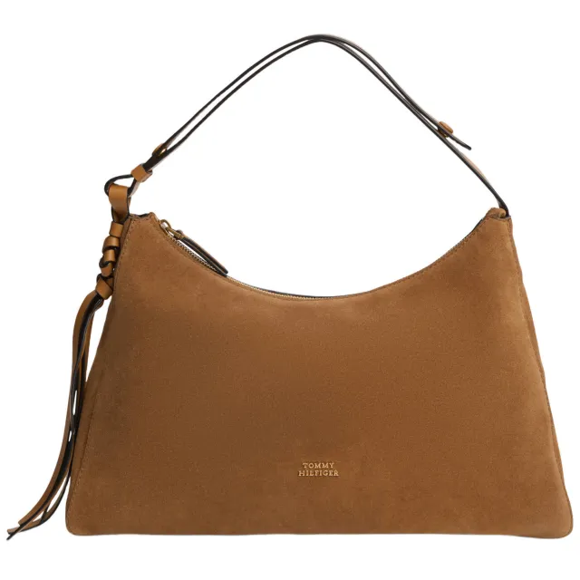 Tommy Hilfiger TH Statement schoudertas cognac