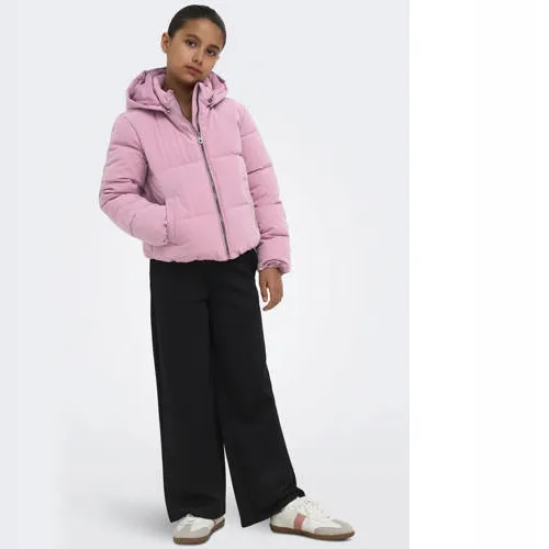 Only Dolly Short Puffer winterjas roze, foto 5