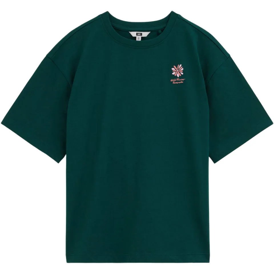 WE Fashion T-shirt met backprint donkergroen, foto 2